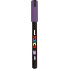 Feutre Posca, dim. PC-1MR, trait 0,7 mm, extra fin, violet, 1 pièce [HOB-272055]