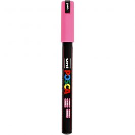 Feutre Posca, dim. PC-1MR, trait 0,7 mm, extra fin, rose, 1 pièce [HOB-272056]