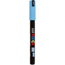 Posca Marker, afm PC-1MR, lijndikte 0,7 mm, extra-fijn, lichtblauw, 1 stuk [HOB-272057]