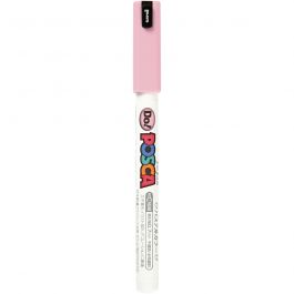 Marqueur Posca, rose pastel, dim. PC-1MR, trait 0,7 mm, 1 pièce [HOB-272156]