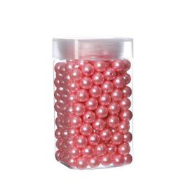 Parels 12 mm Zachtrose 220 gram (1 st) [IFS-27285]