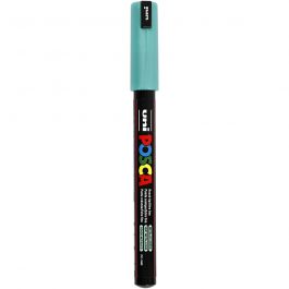 Posca Marker, afm PC-1MR, lijndikte 0,7 mm, extra-fijn, groen metallic, 1 stuk [HOB-272870]