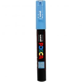 Posca Marker, afm PC-1M, lijndikte 0,7 mm, extra-fijn, lichtblauw, 1 stuk [HOB-273057]