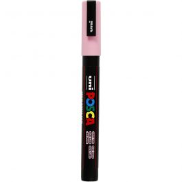 Posca Marker, afm PC-3M, lijndikte 0,9-1,3 mm, fijn, lichtroze, 1 stuk [HOB-274029]