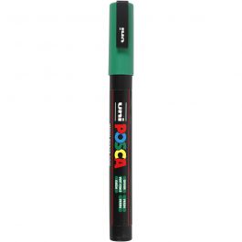 Posca Marker, afm PC-3M, lijndikte 0,9-1,3 mm, fijn, groen, 1 stuk [HOB-274036]