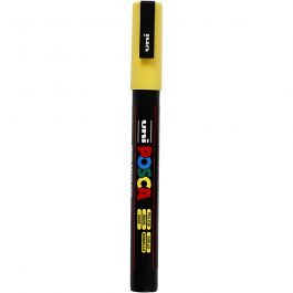 Posca Marker, afm PC-3M, lijndikte 0,9-1,3 mm, geel, 1 stuk [HOB-274044]