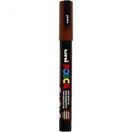 Posca Marker, afm PC-3M, lijndikte 0,9-1,3 mm, fijn, bruin, 1 stuk [HOB-274045]