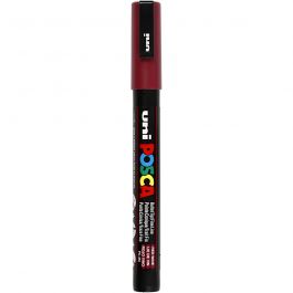 Posca Marker, afm PC-3M, lijndikte 0,9-1,3 mm, fijn, red wine, 1 stuk [HOB-274050]