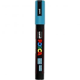 Posca Marker, afm PC-5M, lijndikte 2,5 mm, medium, emerald green, 1 stuk [HOB-276016]