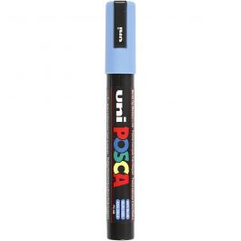 Posca Marker, afm PC-5M, lijndikte 2,5 mm, medium, hemelsblauw, 1 stuk [HOB-276031]