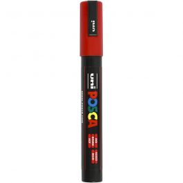 Posca Marker, afm PC-5M, lijndikte 2,5 mm, medium, rood, 1 stuk [HOB-276040]