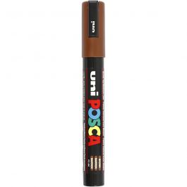 Posca Marker, afm PC-5M, lijndikte 2,5 mm, medium, bruin, 1 stuk [HOB-276045]