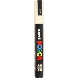 Posca Marker, afm PC-5M, lijndikte 2,5 mm, medium, beige, 1 stuk [HOB-276088]