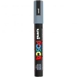 Posca Marker, afm PC-5M, lijndikte 2,5 mm, medium, slate grey, 1 stuk [HOB-276096]