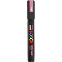 Posca Marker, afm PC-5M, lijndikte 2,5 mm, medium, metallic pink, 1 stuk [HOB-276850]