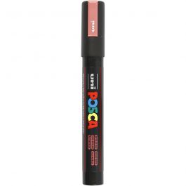 Posca Marker, afm PC-5M, lijndikte 2,5 mm, medium, rood metallic, 1 stuk [HOB-276860]