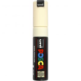 Feutre Posca, dim. PC-8K, trait 8 mm, large, ivoire, 1 pièce [HOB-278019]