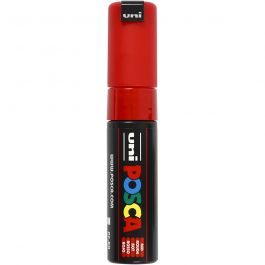 Feutre Posca, dim. PC-8K, trait 8 mm, large, rouge, 1 pièce [HOB-278040]