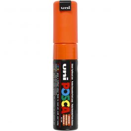 Posca Marker, afm PC-8K, lijndikte 8 mm, breed, oranje, 1 stuk [HOB-278054]