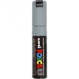Feutre Posca, dim. PC-8K, trait 8 mm, large, gris, 1 pièce [HOB-278095]
