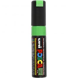 Feutre Posca, dim. PC-8K, trait 8 mm, large, vert fluo, 1 pièce [HOB-278733]