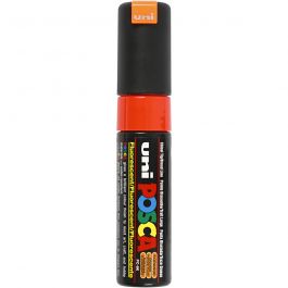 Feutre Posca, dim. PC-8K, trait 8 mm, large, orange fluo, 1 pièce [HOB-278754]
