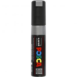 Feutre Posca, dim. PC-8K, trait 8 mm, large, argent, 1 pièce [HOB-278805]