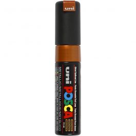 Feutre Posca, dim. PC-8K, trait 8 mm, large, bronze, 1 pièce [HOB-278820]