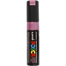 Feutre Posca, dim. PC-8K, trait 8 mm, large, pink métallique, 1 pièce [HOB-278850]