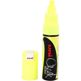 Chalk Marker, lijndikte 8 mm, neon geel, 1 stuk [HOB-279724]