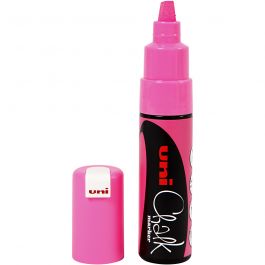 Chalk Marker, lijndikte 8 mm, neon roze, 1 stuk [HOB-279756]