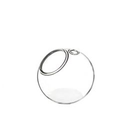 Glazen Ball met platte bodem en opening Ø8 cm (6 stuks) [IFS-28046]