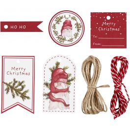Cadeaulabels set, 250 gr, 1 set [HOB-280631]