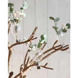 Vaasjes op clip Ø4mm assorti van 3 stuks (1 Set) [IFS-28092]