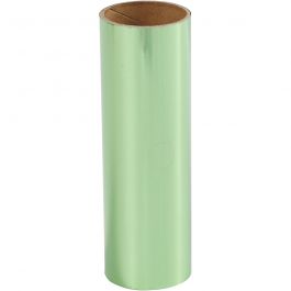 Deco folie, B: 15,5 cm, dikte 0,02 mm, groen, 50 cm/ 1 rol [HOB-283565]