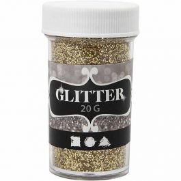 Glitter, goud, 20 gr/ 1 Doosje [HOB-284280]