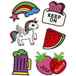 Soft Stickers , Keep on, vel 12,2x17,75 cm, 1 vel [HOB-29091]