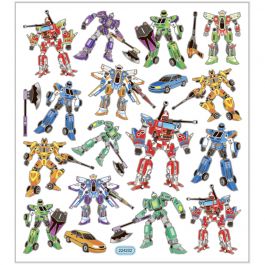 Autocollants, transformers, feuille 15x16,5cm, 1 flles [HOB-29178]