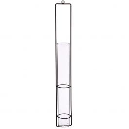 Suspension en métal avec tubes en verre 48cm (4 pièces.) [IFS-29237]