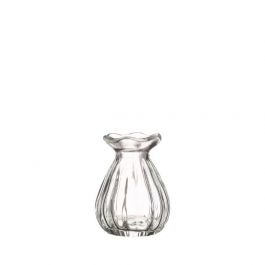 Bloemen vaas Ø7 h: 9 cm Transparant (12 stuks) [IFS-29800]