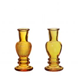 Vaas Venetië Oker H: 11,3 x Ø5 cm (12 stuks) [IFS-29882]