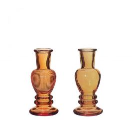 Vaas Venetië Amber H: 11,3 x Ø5 cm (12 stuks) [IFS-29883]