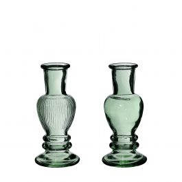 Vaas Venetië Donker groen H: 11,3 x Ø5 cm (12 stuks) [IFS-29888]