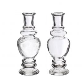 Vaas Venetië Transparant H: 15,5 x Ø5,7 cm (12 stuks) [IFS-29890]