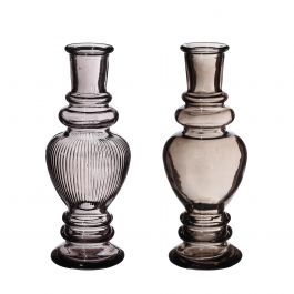 Vaas Venetië Grijs H: 15,5 x Ø5,7 cm (12 stuks) [IFS-29896]