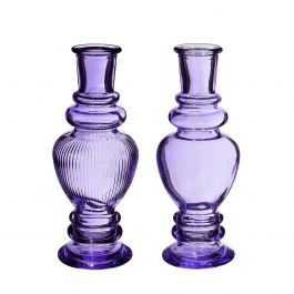 Vaas Venetië Paars H: 15,5 x Ø5,7 cm (12 stuks) [IFS-29899]
