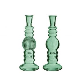 Kaarshouder Florance Groen H: 23 x Ø8,5 cm (6 stuks) [IFS-29908]