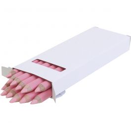 Crayons de Couleur Jumbo edu, ép. 10 mm, mine 6,25 mm, rose, 12 pièces/ 1 Pq. [HOB-408040]