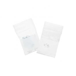Gripzakken met Schrijfvlak 4x5cm PE 50 micron (100 stuks) [2WE1H2]