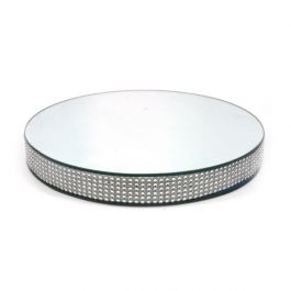 Spiegelplaat Rond Ø 30cm 4cm dik met Diamant rand (1 stuks) [IFS-30231]